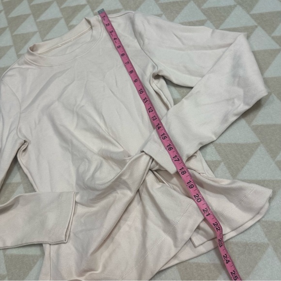 Tanya Taylor carlita top chalk off white long sleeve - Picture 6 of 6